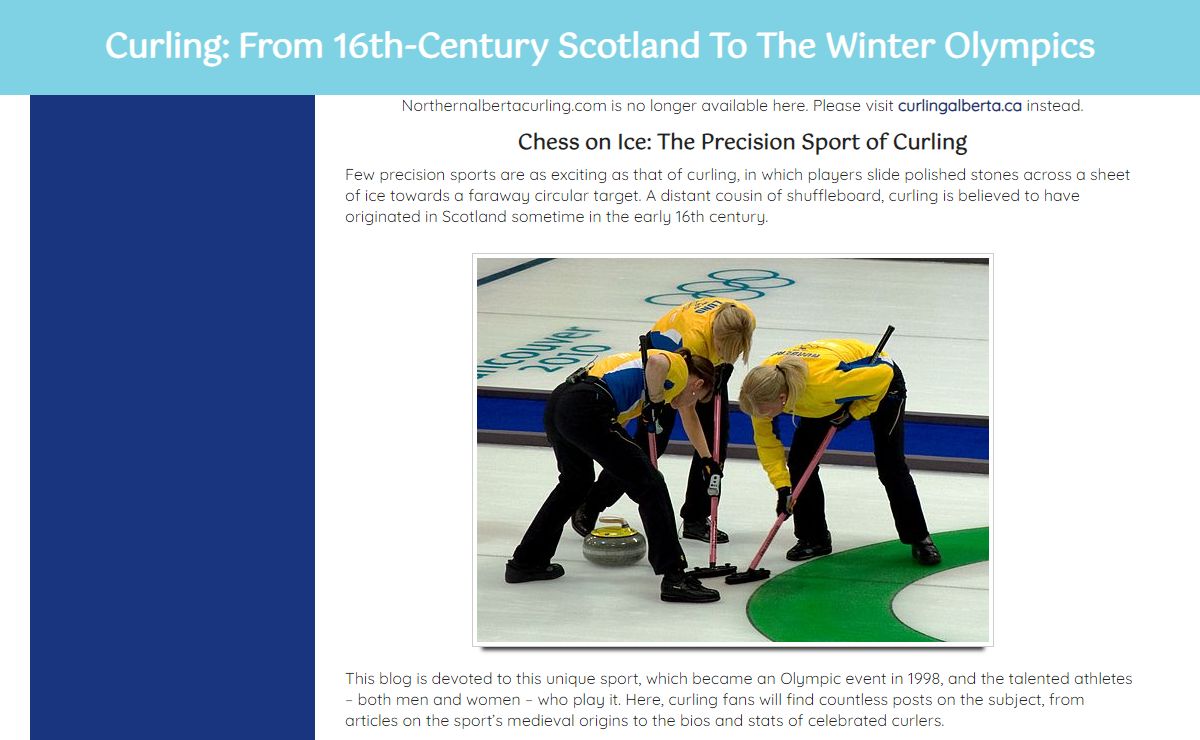 Chess on Ice: The Precision Sport of Curling - Northernalbertacurling.com