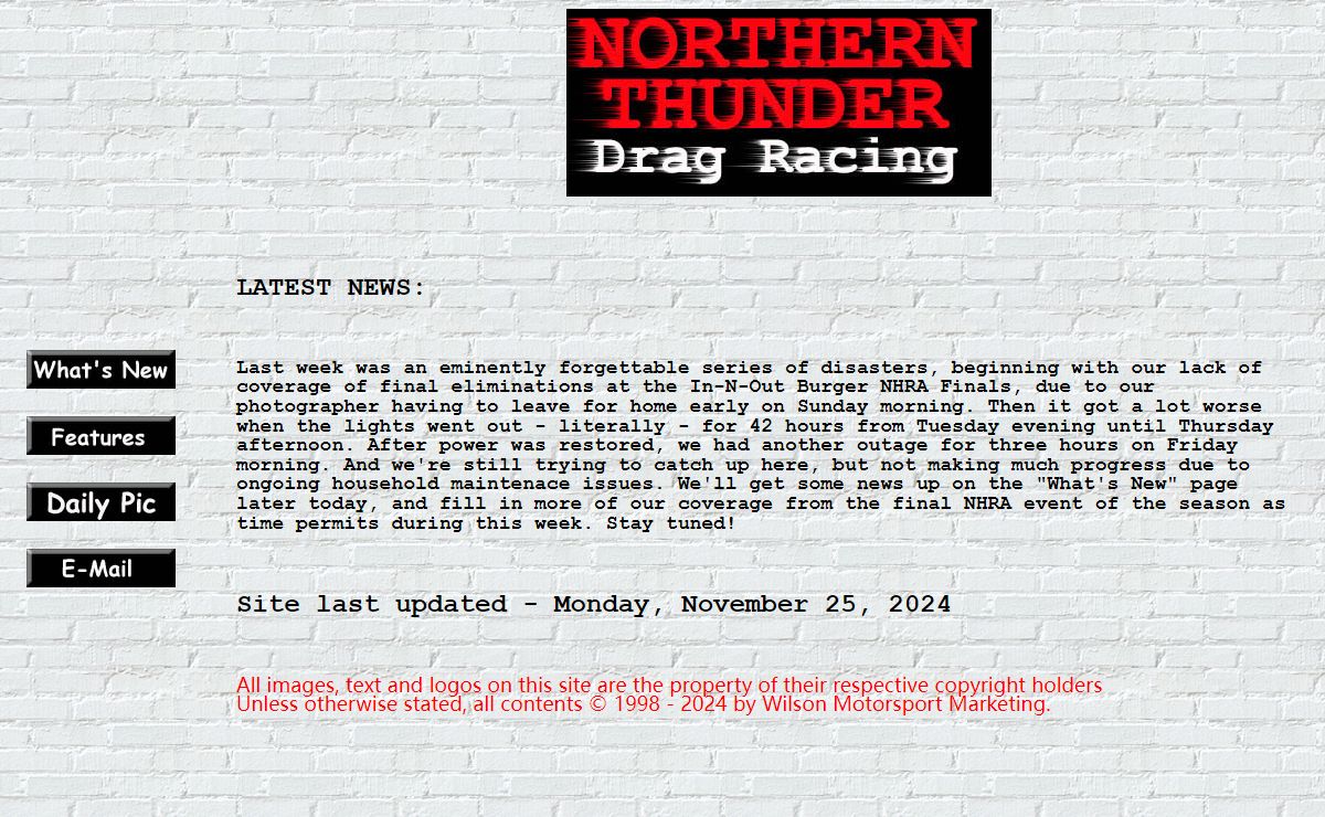 Northern Thunder Drag Racing