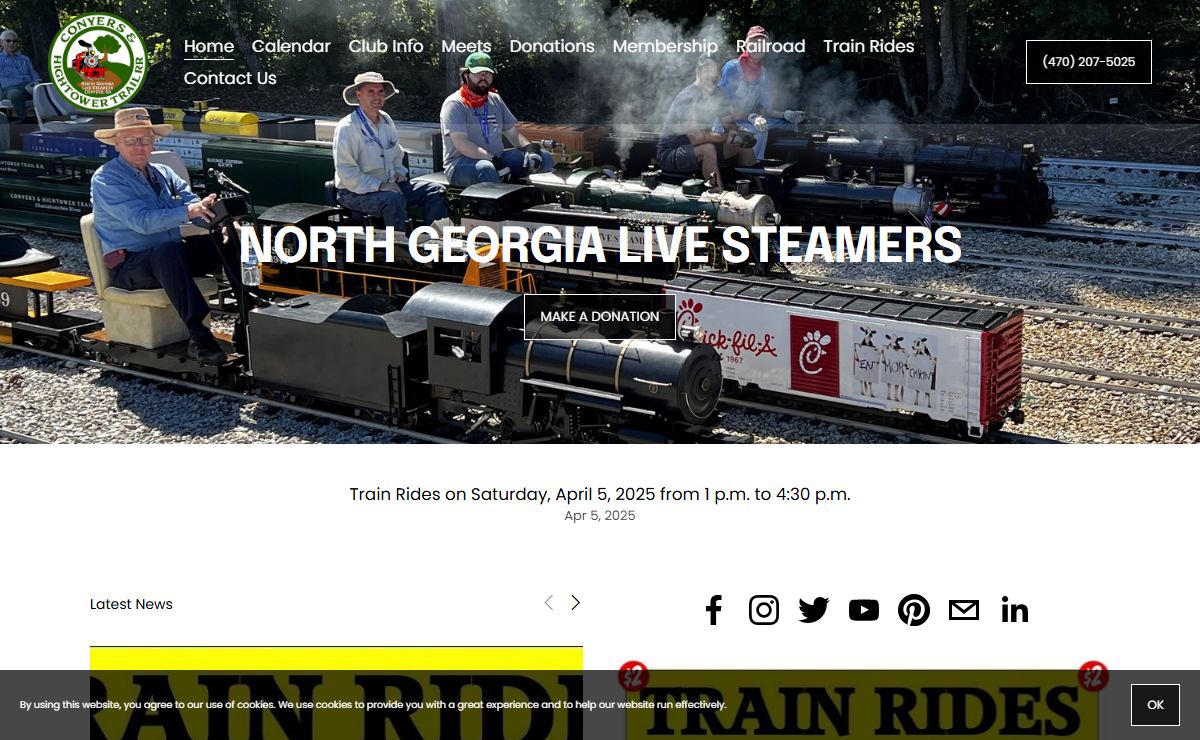 North Georgia Live Steamers Home