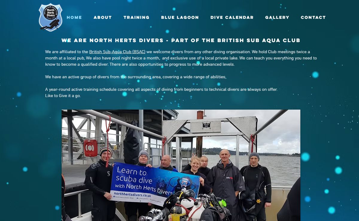 Scuba diving training BSAC Stevenage