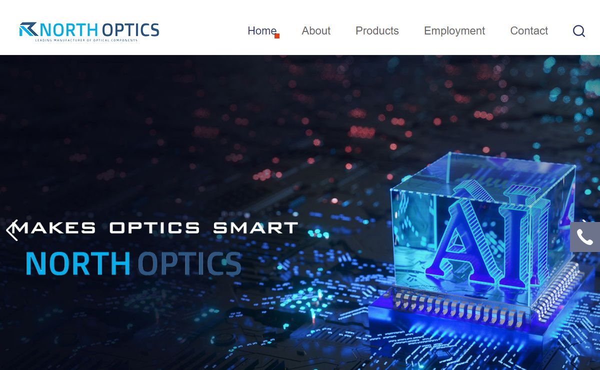 NORTH OPTICS-Laser Components, IR optics, Scintillators, Crystals wafers|A Leading Manufacturer Of Optical Components