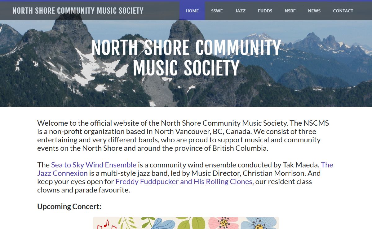 NORTH SHORE COMMUNITY MUSIC SOCIETY - Home