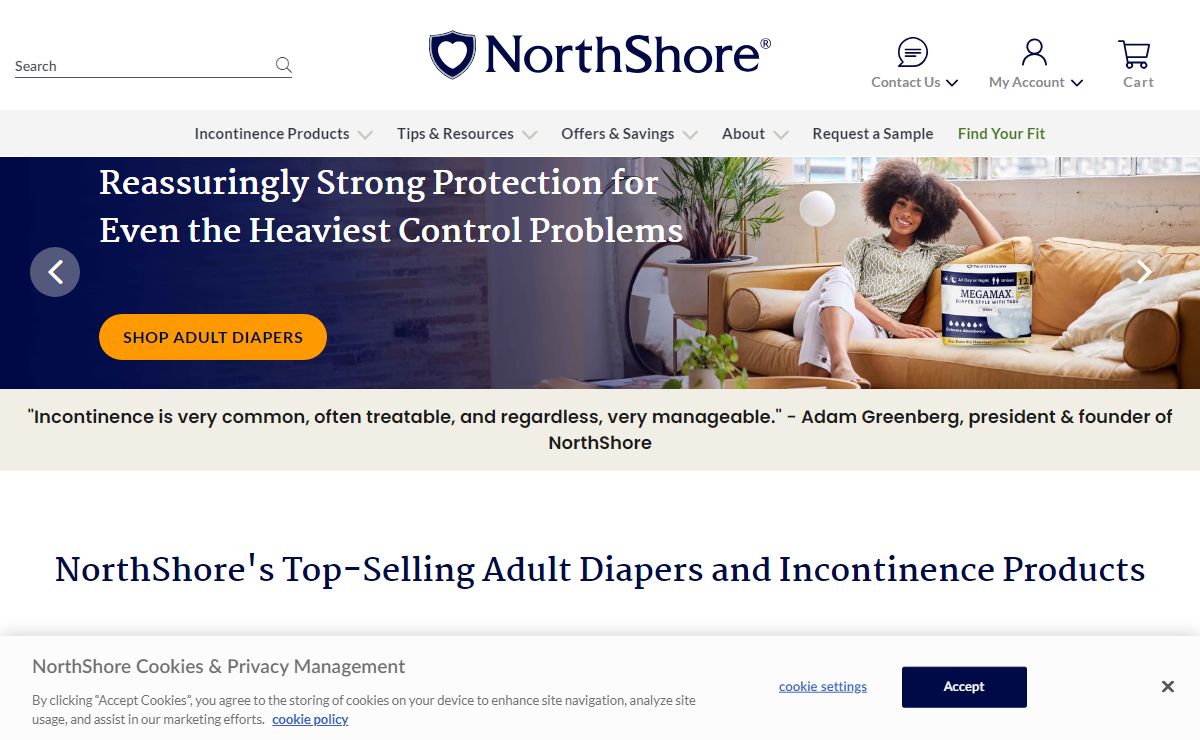 Premium Extreme Absorbency Adult Diapers and Incontinence Products