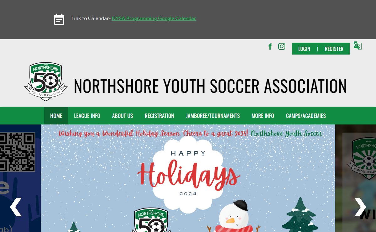 Northshore Youth Soccer Association > Home
