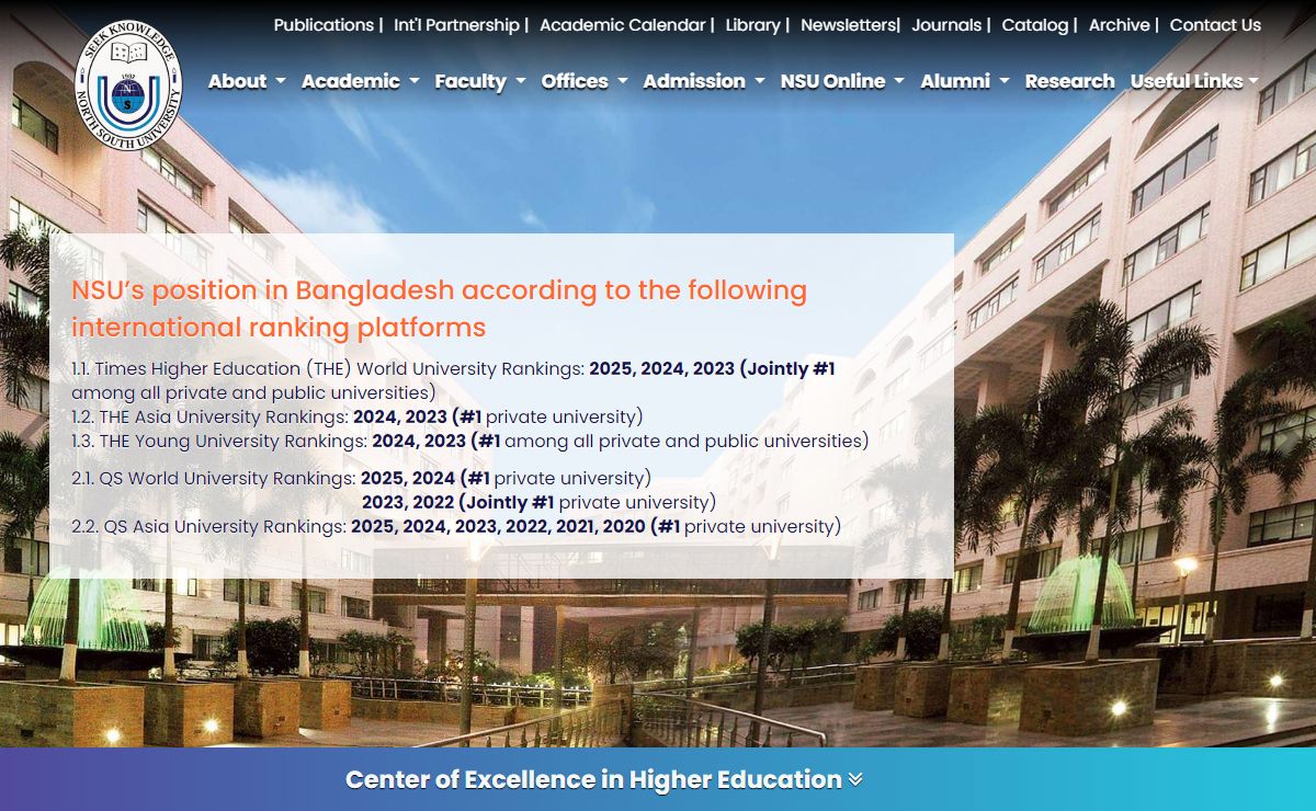 Home | North South University
