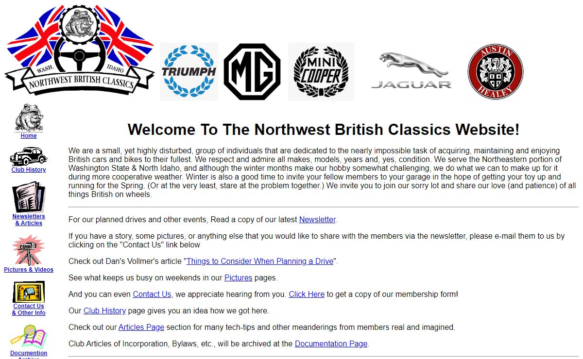Northwest British Classics Car Club