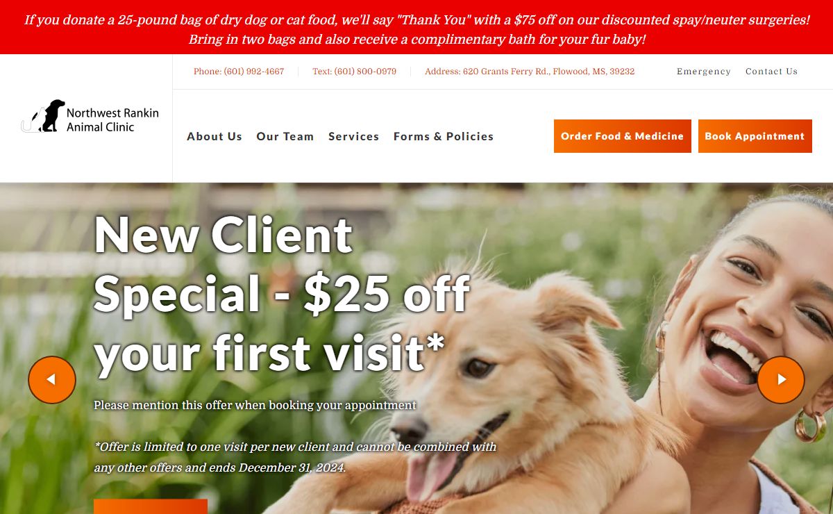 Veterinarian in Flowood, MS | Northwest Rankin Animal Clinic