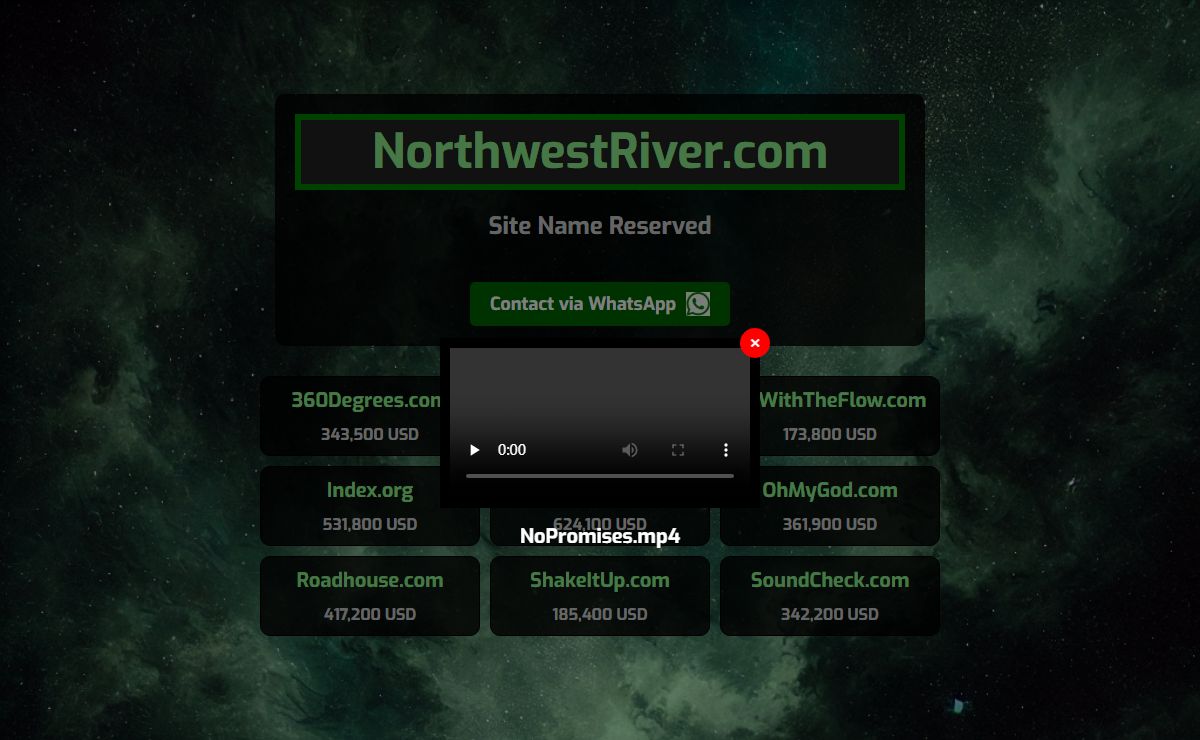 - Site Name Reserved