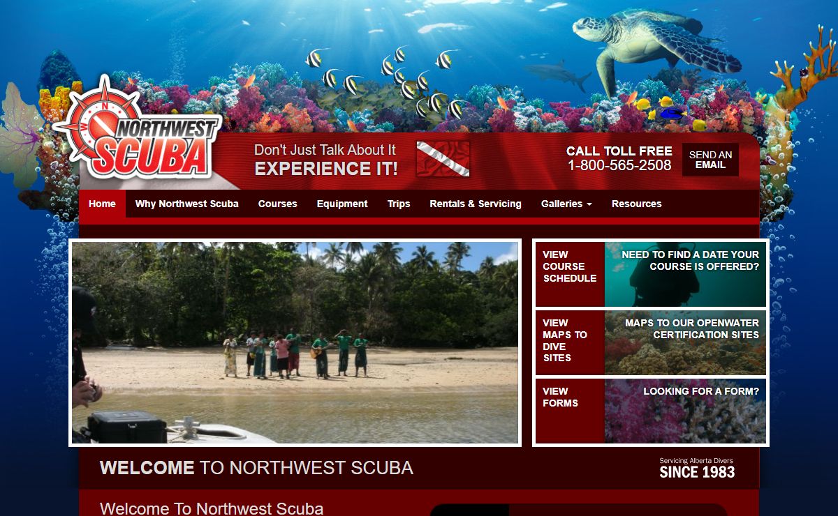 Scuba Diving with Northwest Scuba in Edmonton - Certification and More