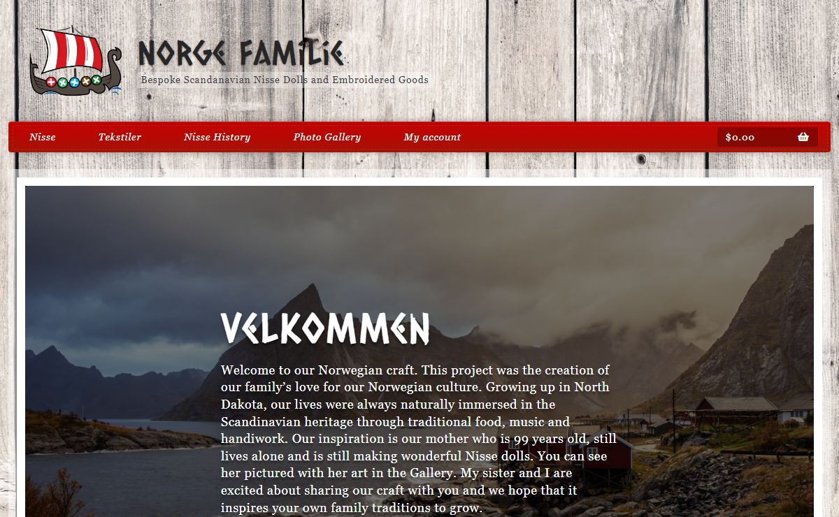 Norge Familie – Bespoke Scandanavian Nisse Dolls and Embroidered Goods