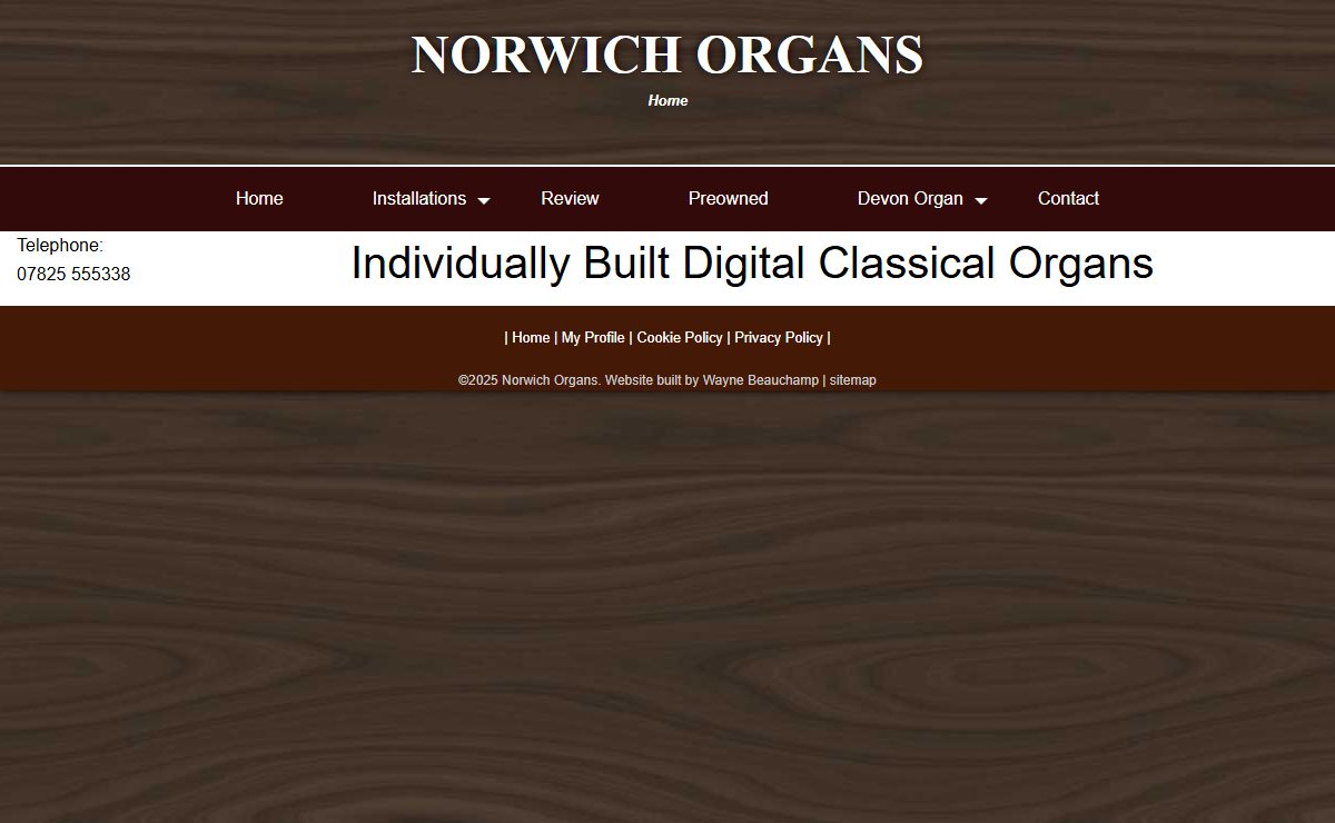 Norwich Organs | Home