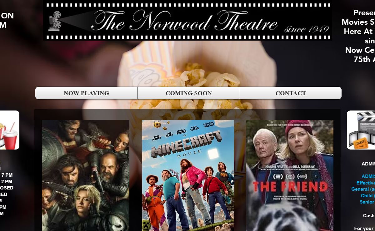 NOW PLAYING | Norwood Theatre