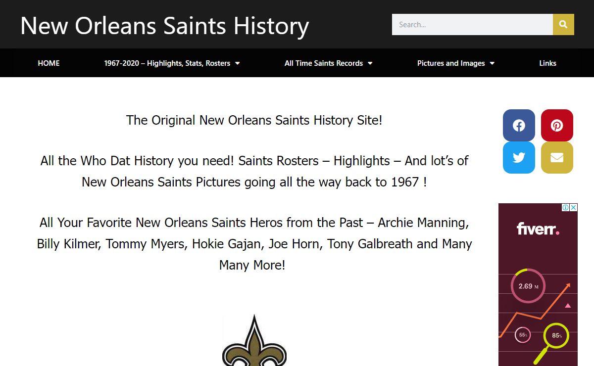 New Orleans Saints History | New Orleans Saints History
