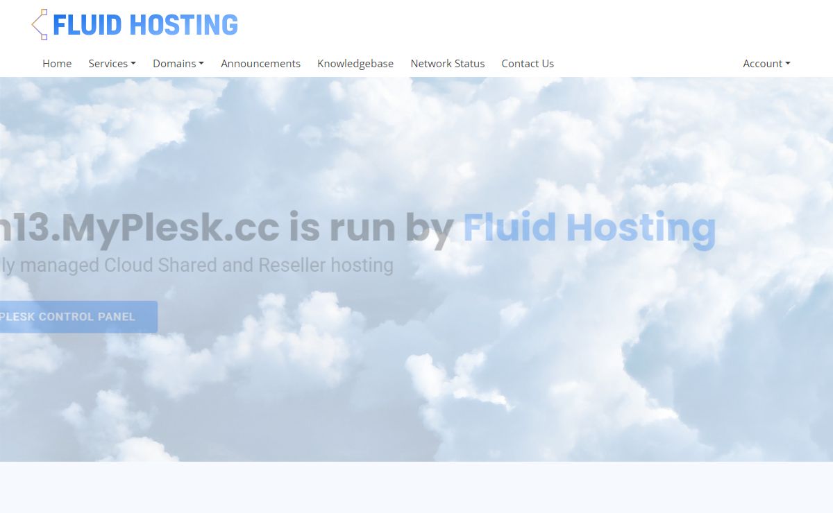 Fluid Hosting :: ln13.MyPlesk