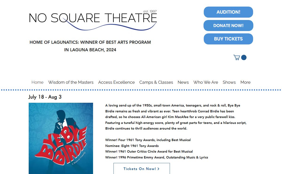 No Square Theatre | theater musical shows | 384 Legion St, Laguna Beach, CA 92651, USA