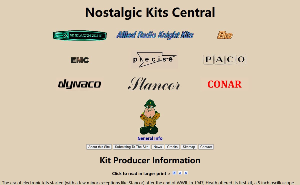 Nostalgic Kits Central - Information on Heathkit and others