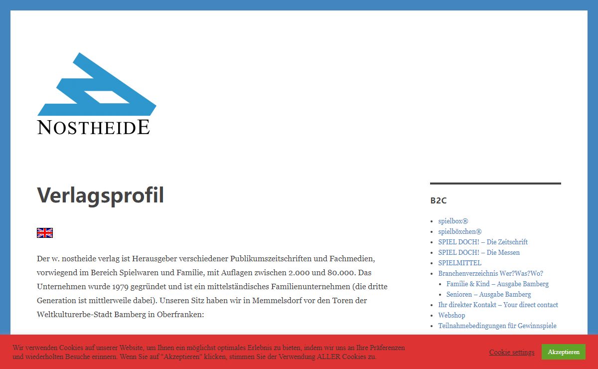 nostheide.de – w. nostheide verlag gmbh