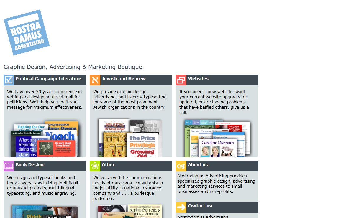 Nostradamus Advertising -- A graphic design, advertising & marketing boutique