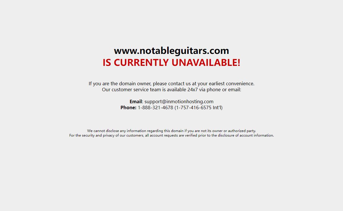 InMotion Hosting | Domain Unavailable