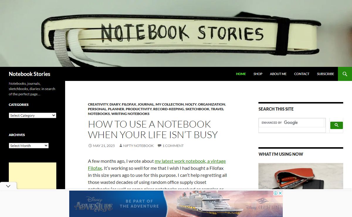 Notebook Stories | Notebooks, journals, sketchbooks, diaries: in search of the perfect page…