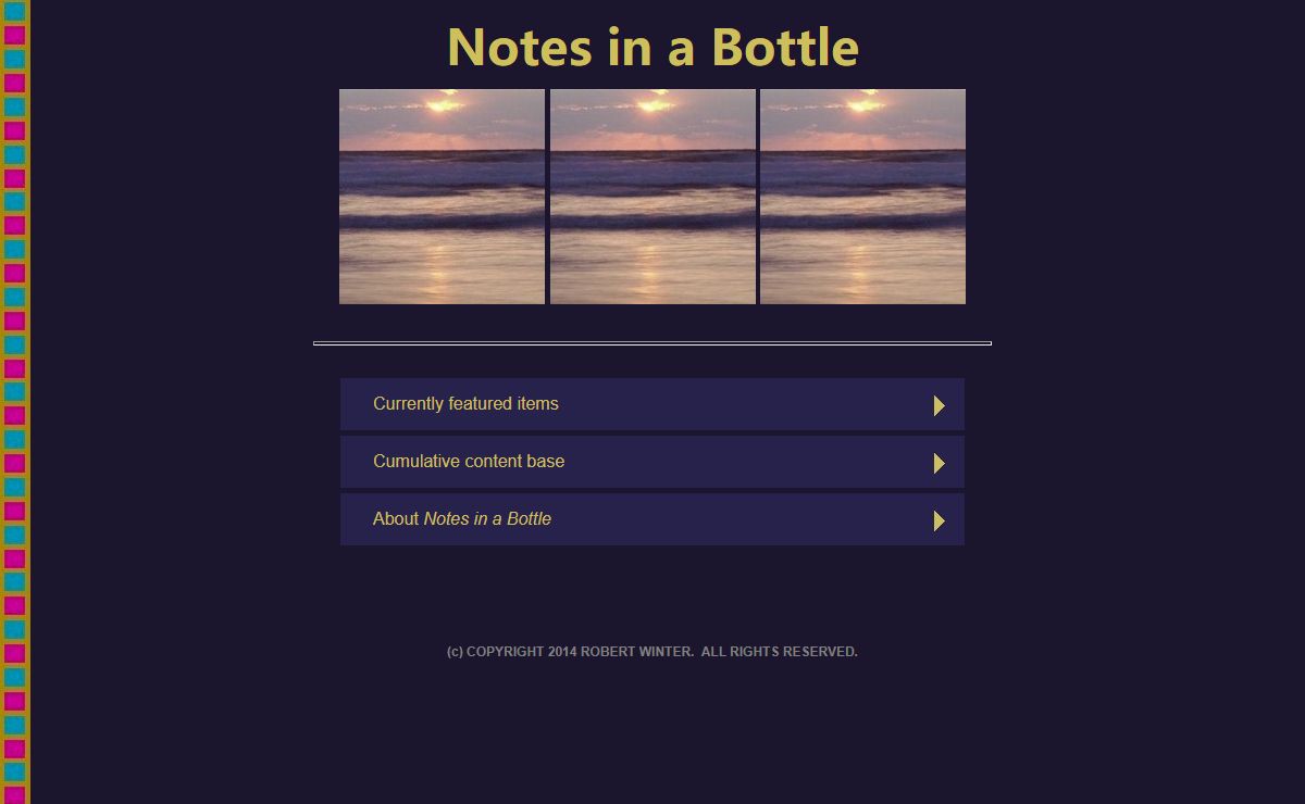 Notes in a Bottle