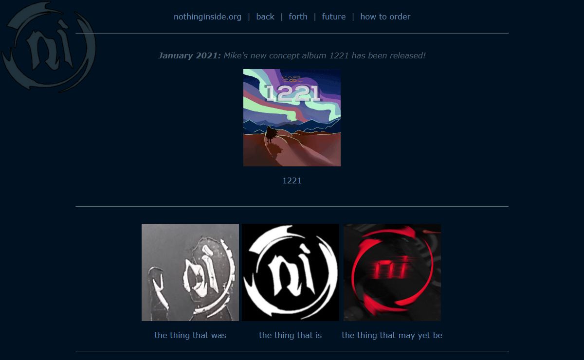 The Official Nothing Inside Website