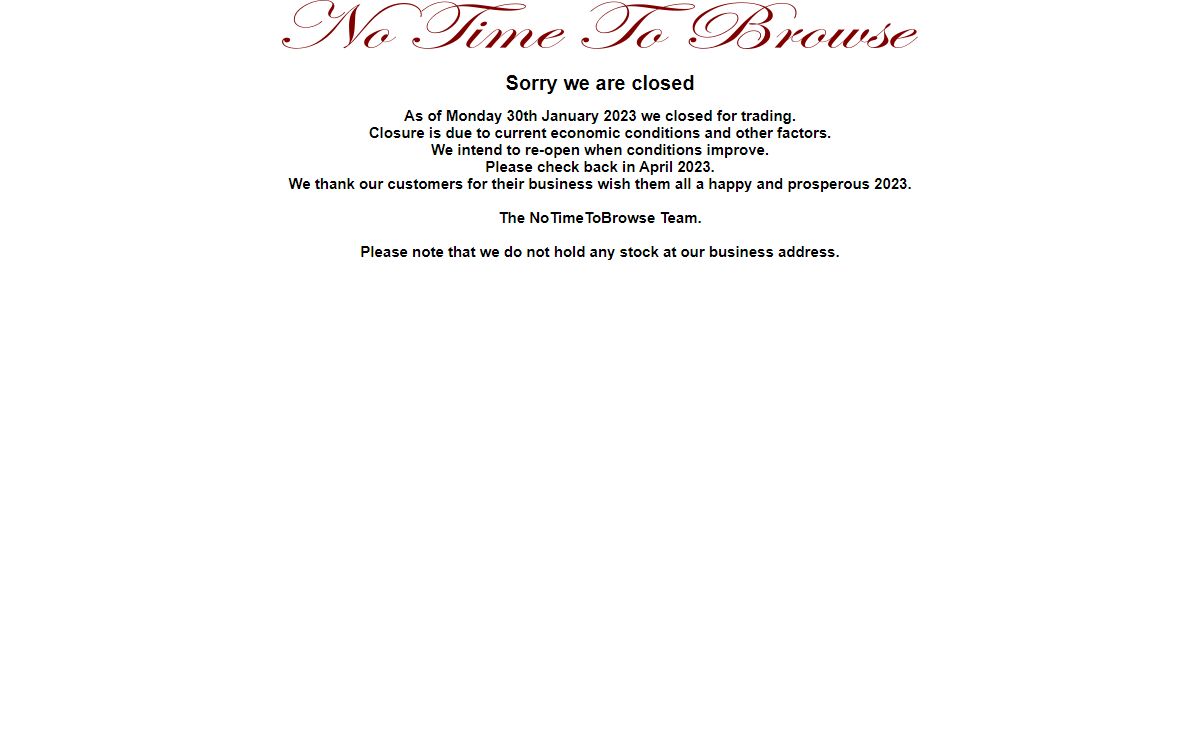 NoTimeToBrowse Catalogue - Gold Silver