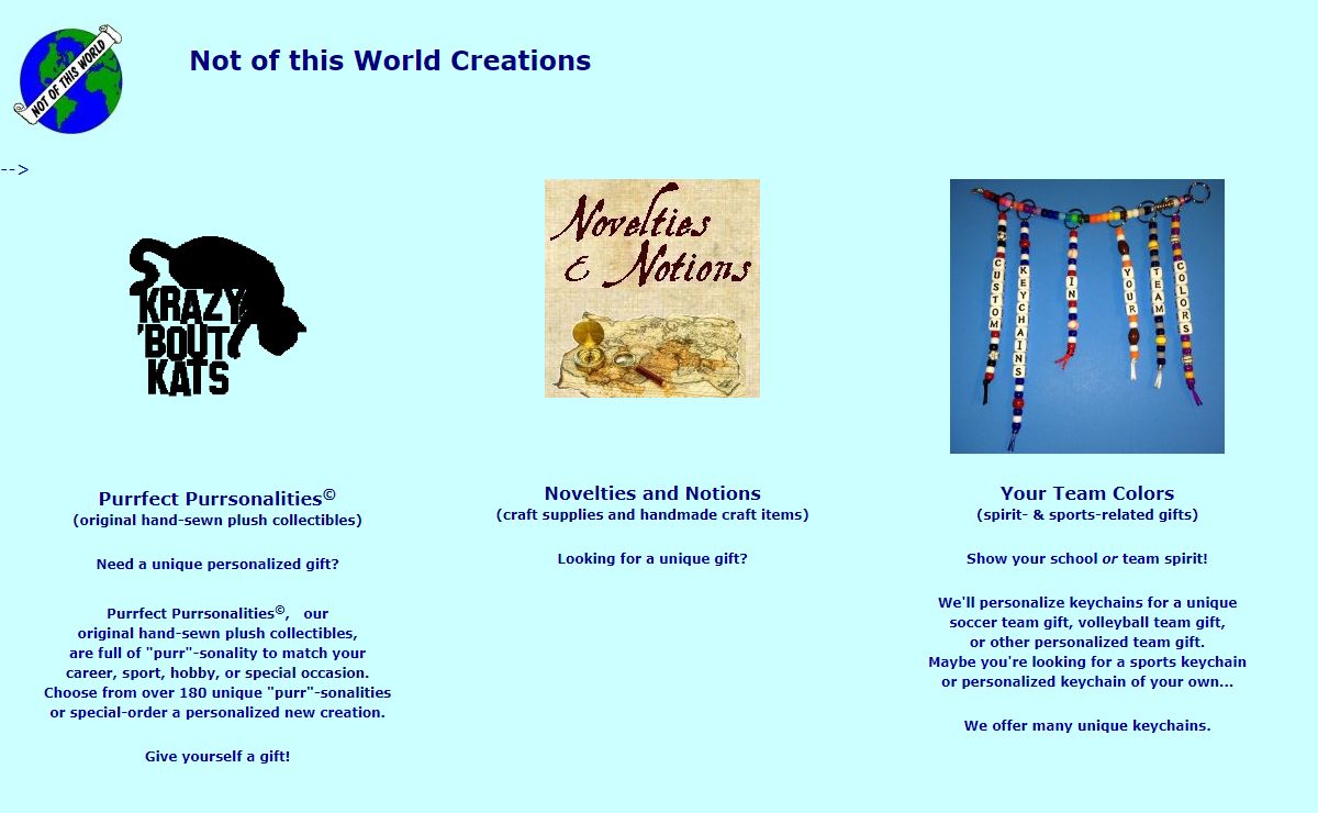 Not of This World: unique and custom gifts