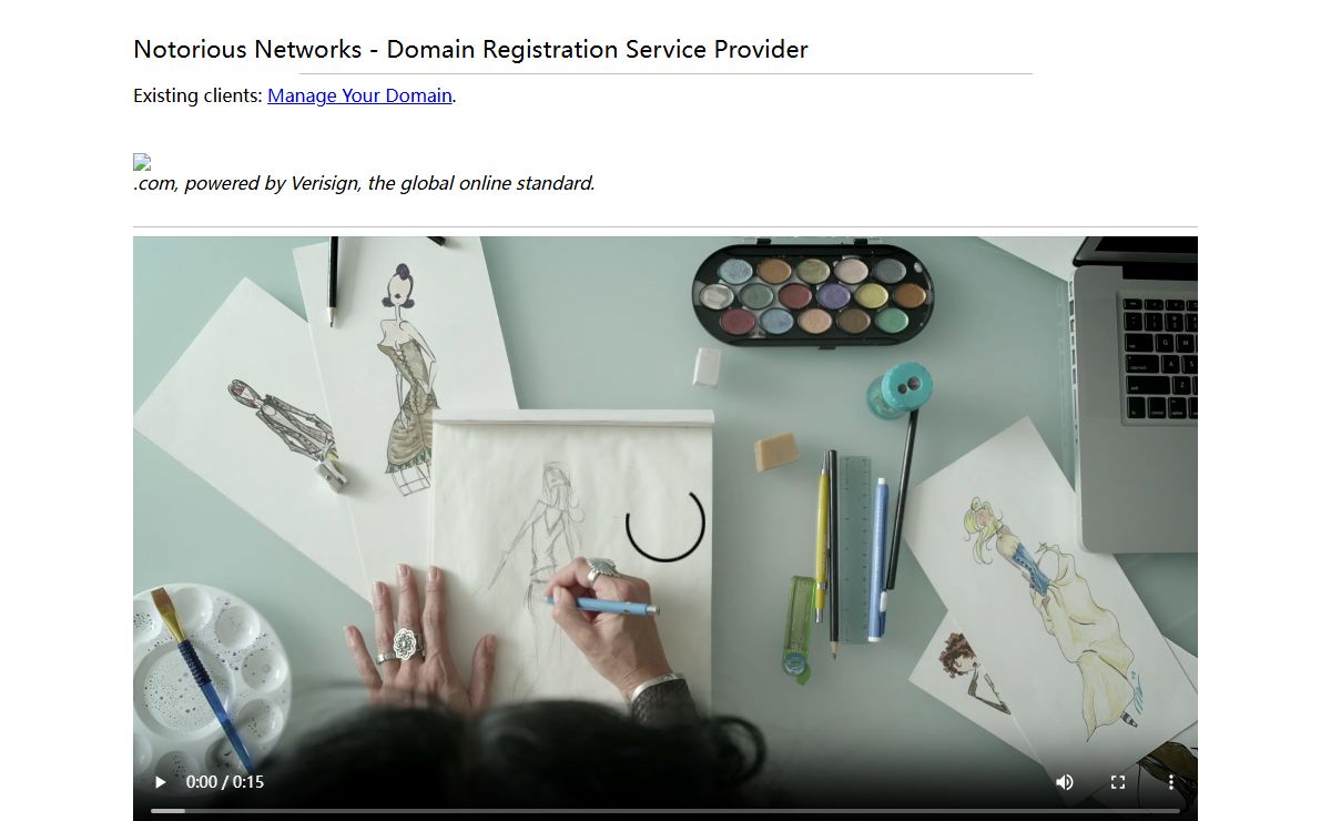 Notorious Networks - Domain Registration Service Provider.