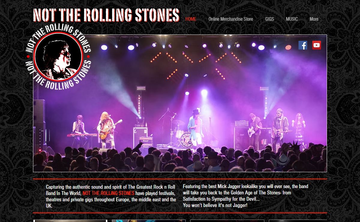 Not The Rolling Stones | Rolling Stones tribute band