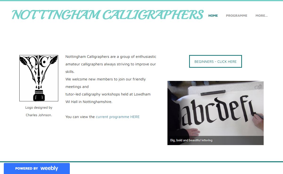 NOTTINGHAM CALLIGRAPHERS - Nottingham Calligraphers