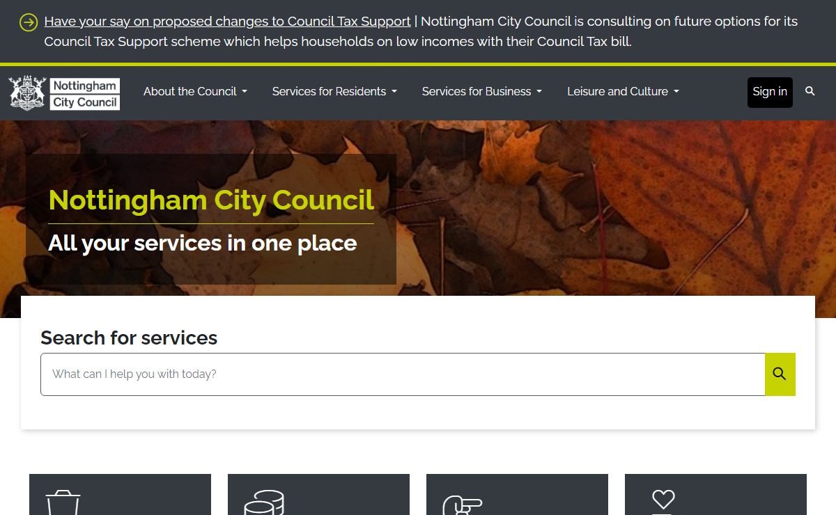 Homepage - Nottingham City Council