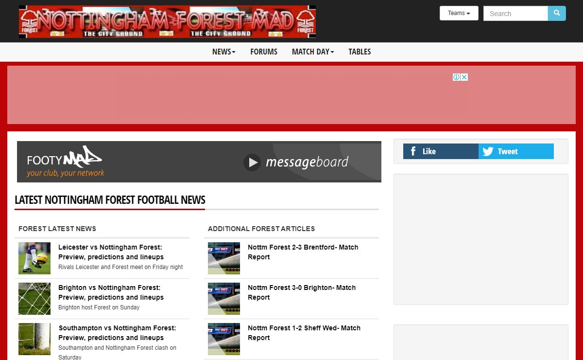 Nottingham Forest News - Forest MAD