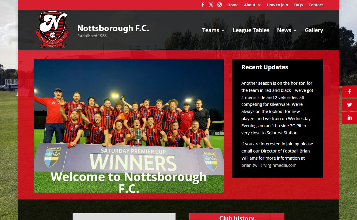Nottsborough FC | Nottsborough FC