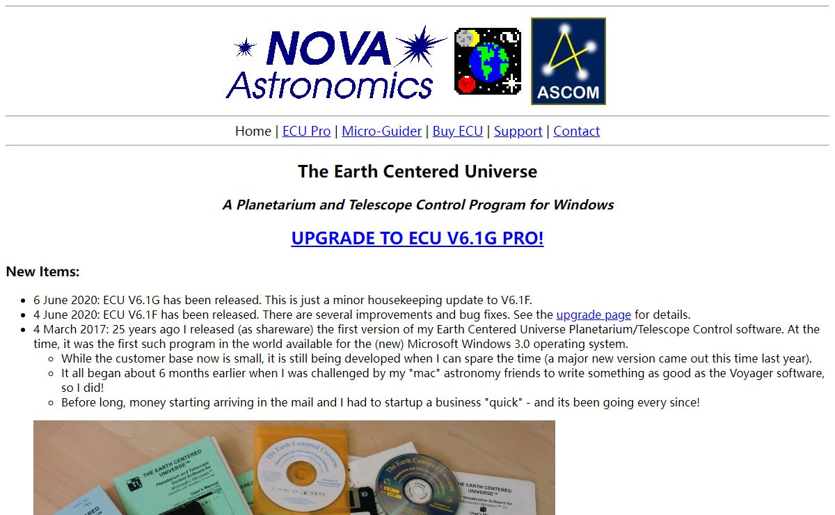 Nova Astronomics - ECU Astronomy Software