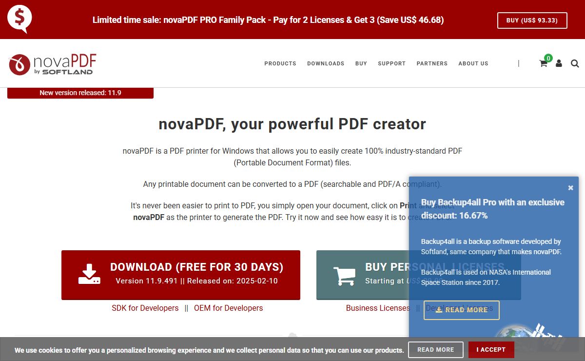 PDF Creator - Easily Create PDF files with novaPDF