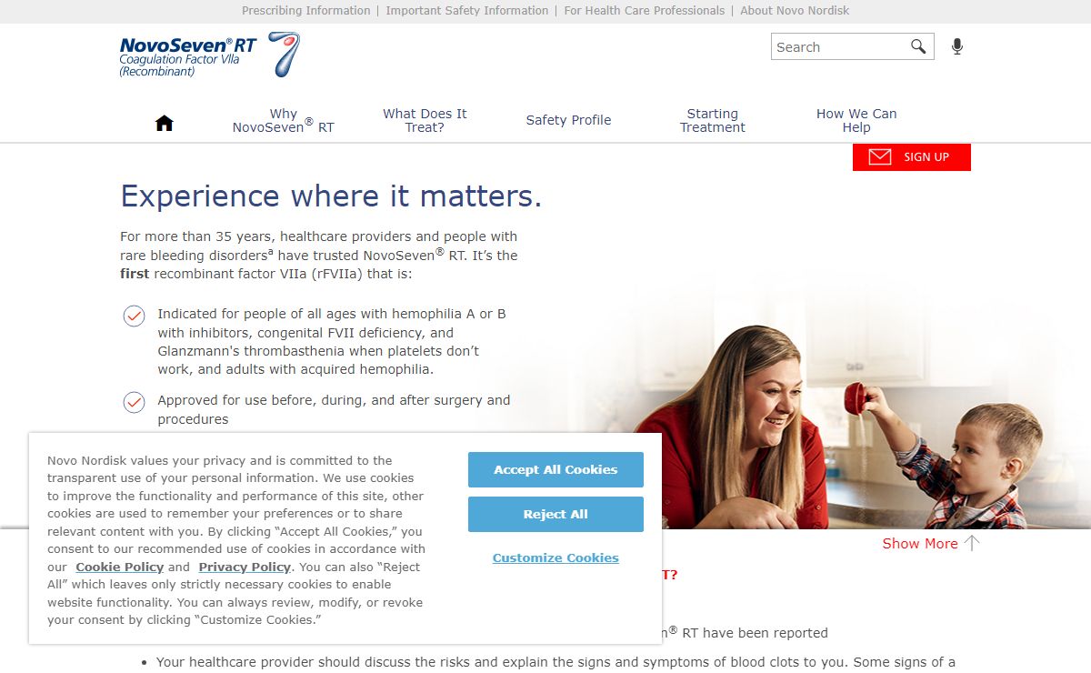 NovoSeven® RT (coagulation Factor VIIa, recombinant)