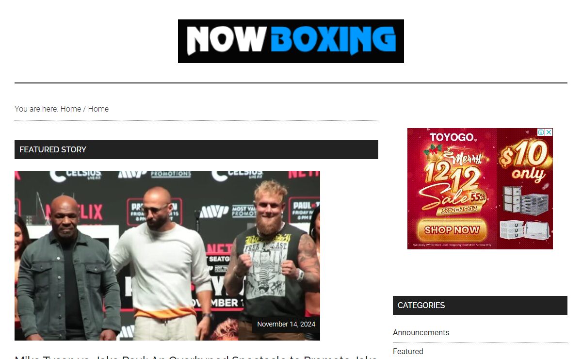 Now Boxing – Latest Boxing News and Opinions on the Sweet Science