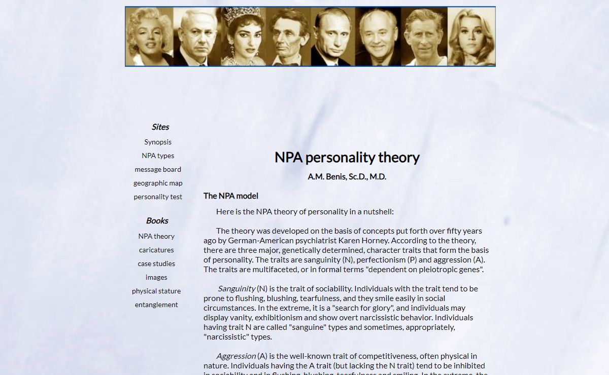 NPA personality theory