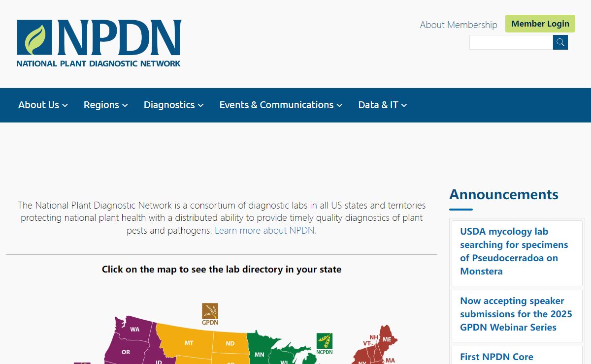 Welcome to the National Plant Diagnostic Network Website | National Plant Diagnostic Network