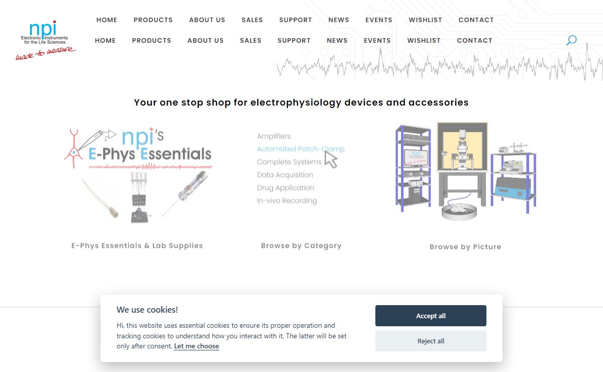 Electrophysiology devices - NPI Electronic