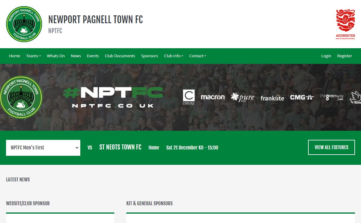 Welcome to the official website of Newport Pagnell Town FC | Newport Pagnell, Buckinghamshire