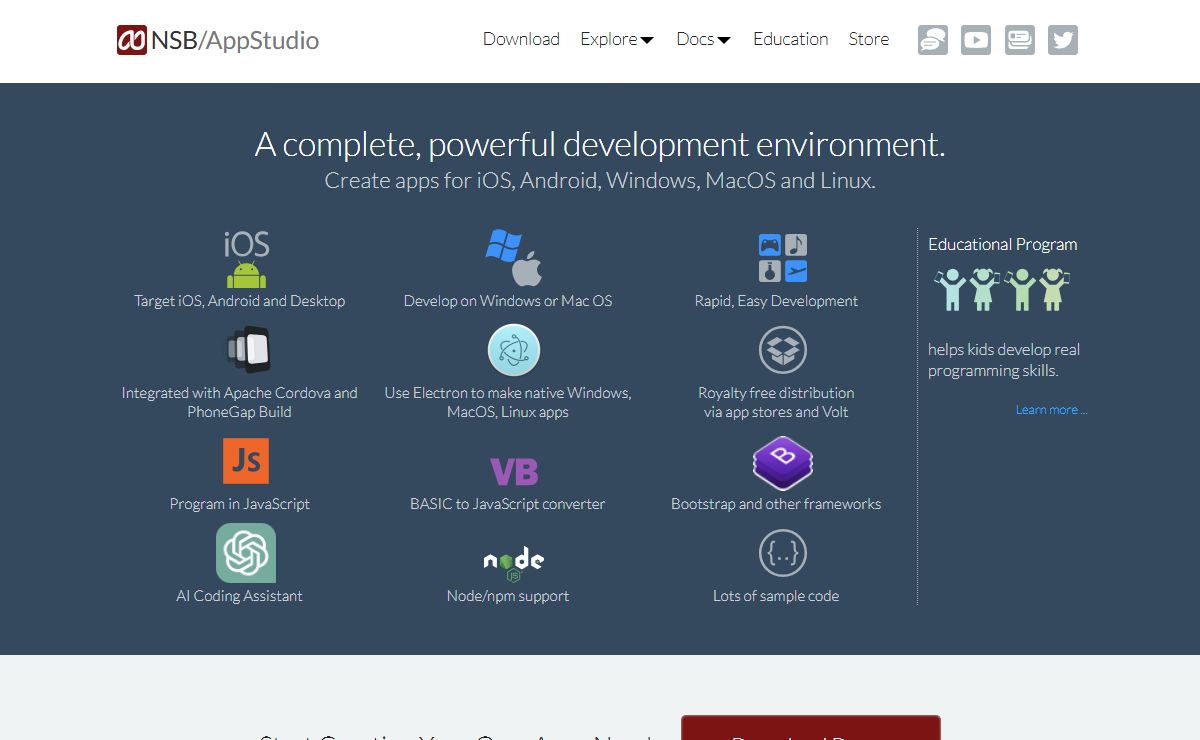 NSB/AppStudio for Mobile Devices