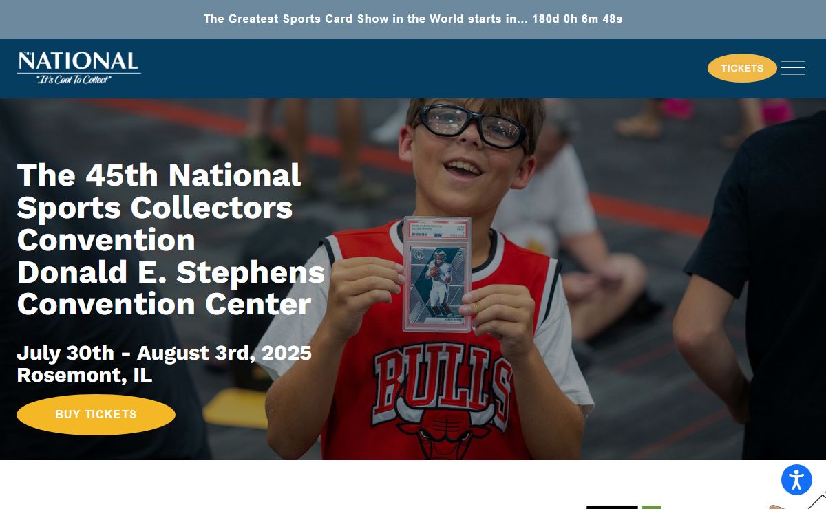 The National Sports Card Convention - July 30 - August 3, 2025 | Donald E. Stevens Convention Center