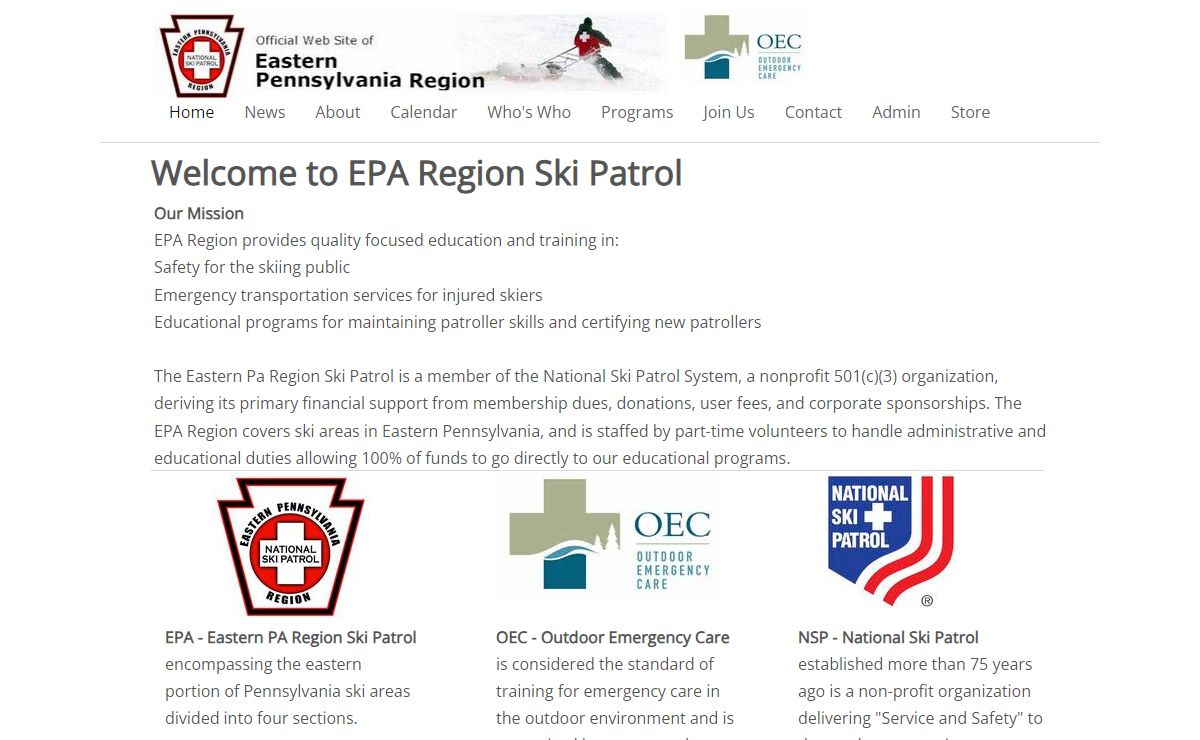 Eastern PA Region Ski Patrol