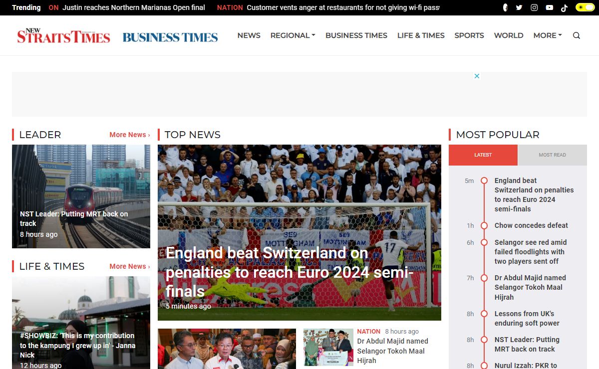 New Straits Times | NST Online: Latest Malaysia & World News