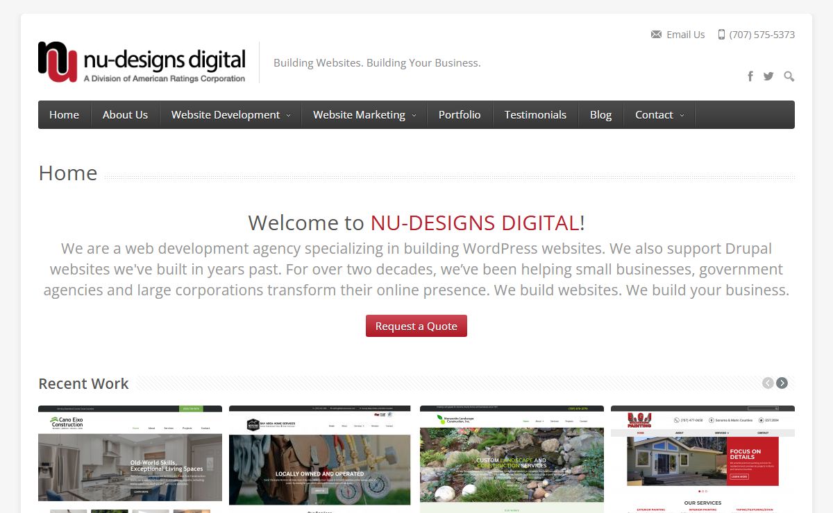 Nu-Designs Digital | Building Websites. Building Your Business.