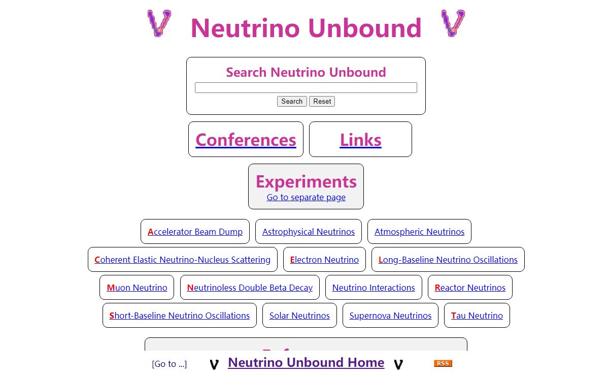 Neutrino Unbound