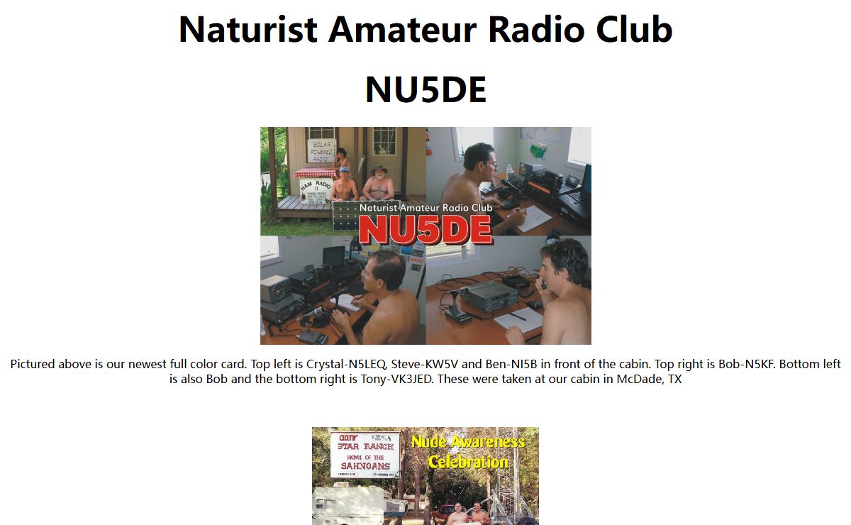 NU5DE Home Page