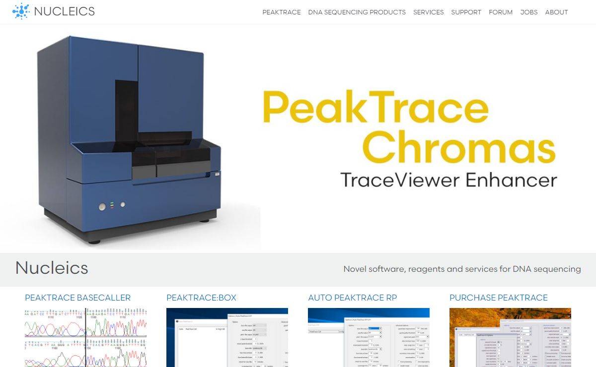 DNA Sequencing Software – Nucleics